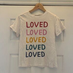Hanna Andersson Rainbow Art Tee In Cotton Jersey Size 12